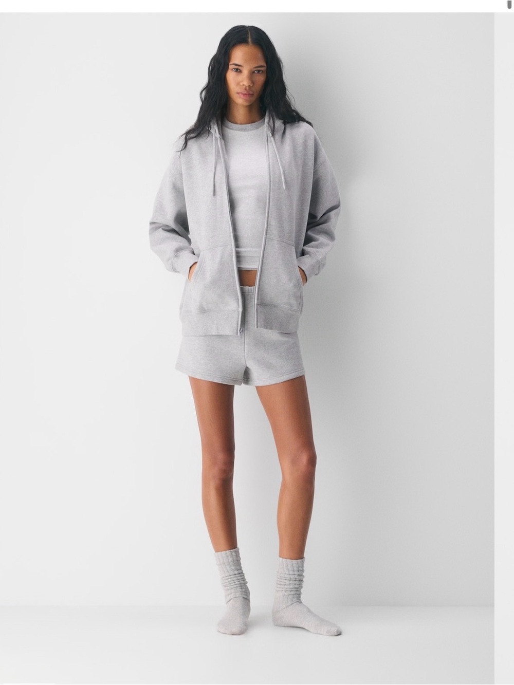 TNA Sweatfleece Boyfriend Zip up Hoodie